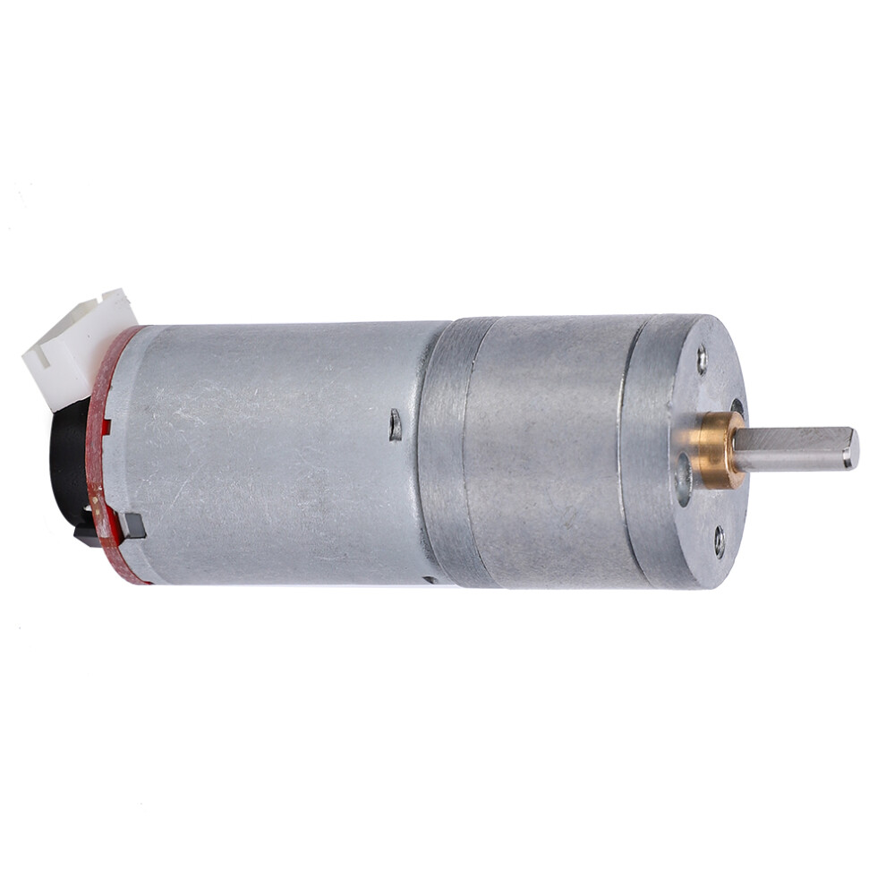 Gear Motor Dc With Speed Encoder Brush Dc Motors Reducer Copper Stainless Steel Ga25â370Dc12v 100Rpm 8191323466436
