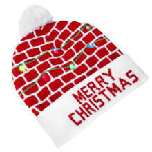 Buntes Licht Party Weihnachts-Strickmütze für Kinder & Erwachsene #5