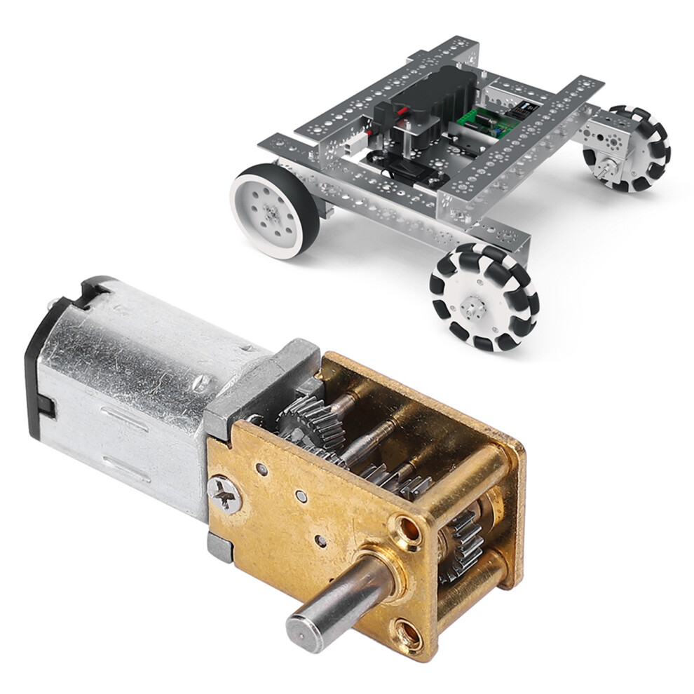 Mini Gear Motor Micro Worm Gear Reducer Brush Dc Motors Electronic Devices 1218Gen20(Dc6v 70Rpm ) 6951323466476