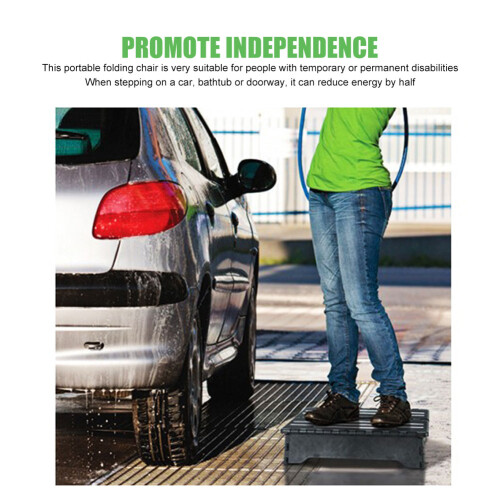 Portable Folding Step Stool Outdoor NonSlip Elderly Assistant Stepping Stool Tool 2