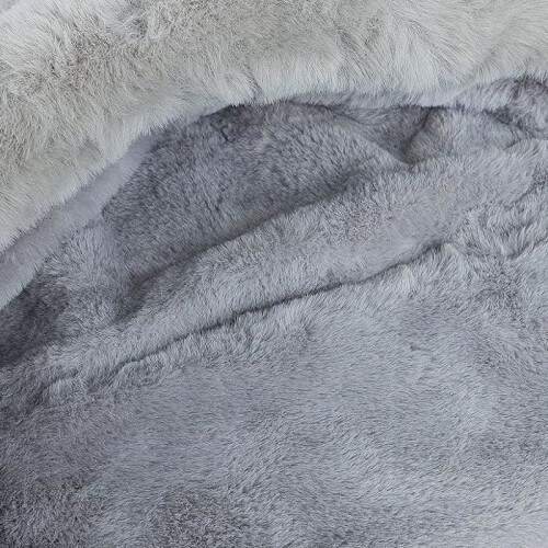 Warmes Plüsch-Winterset mit Mütze, Schal und Handschuhen für Kinder – Grau 2