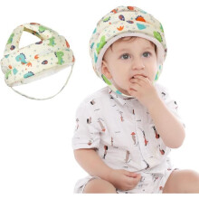 Babyhelm – Oranger Dinosaurier – Verstellbar – Atmungsaktiv – Geeignet für Kinder von 6 bis 36 Monaten