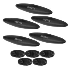 5 Stück EVA Wels-Floats & Glocken Angelzubehör, Schwarz, 20g/30g