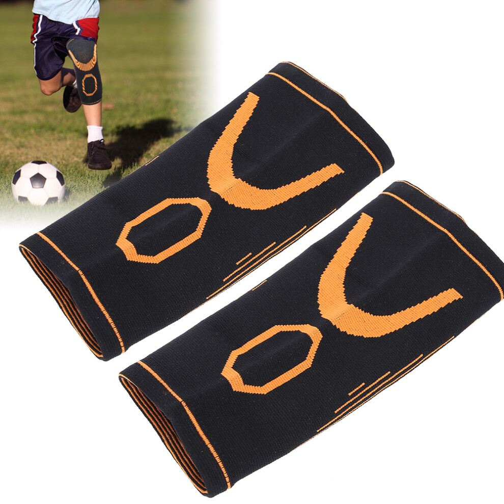 2Pcs Children Nylon Soft Knee Pad Protector Warm Keeping Elastic Breathable Knee Brace 8351323468889