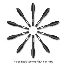 Huion PN04 10pcs Replacement Pen Nibs Graphics Tablet Pen Nibs High quality Wear-resistant Pen Nib for Huion PW100/PW201