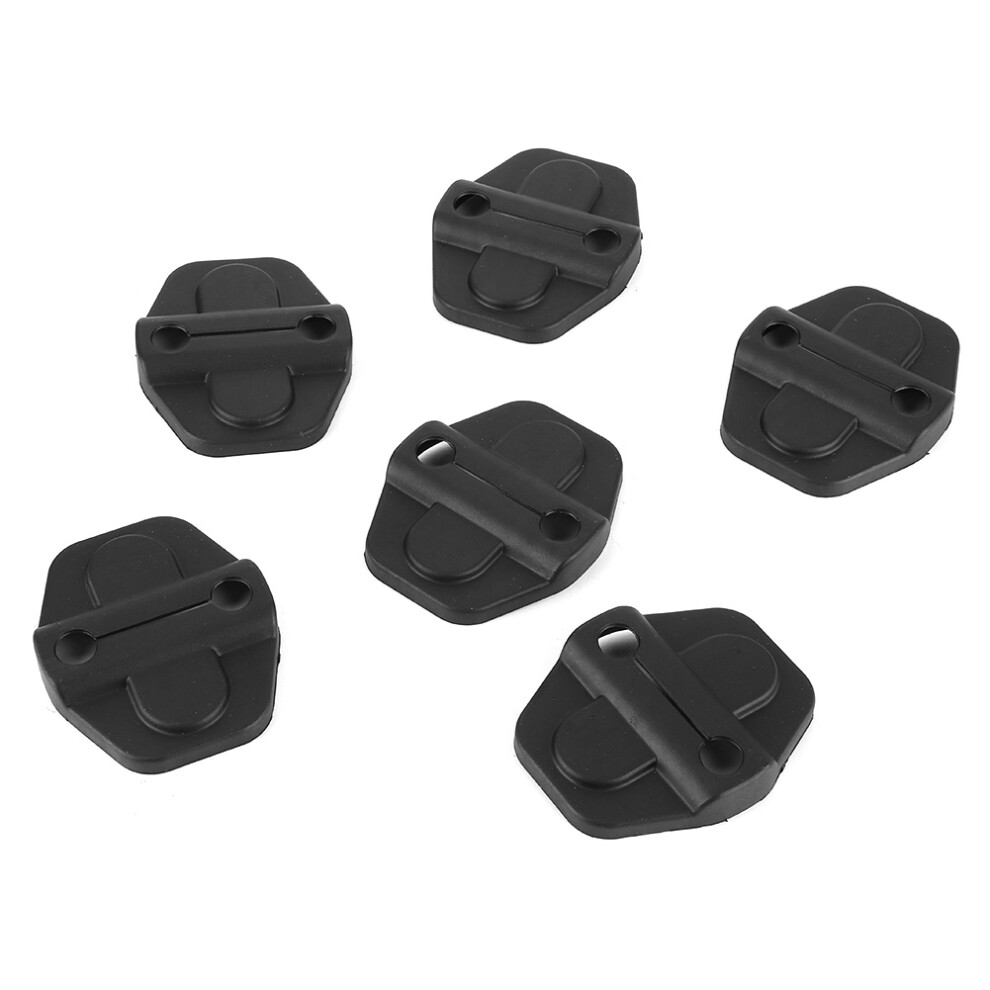 6Pcs Car Door Lock Decoration Cover Trim Fit For Jeep Wrangler Jl Jlu Sports Sahara Freedom Rubicon 7901323473980