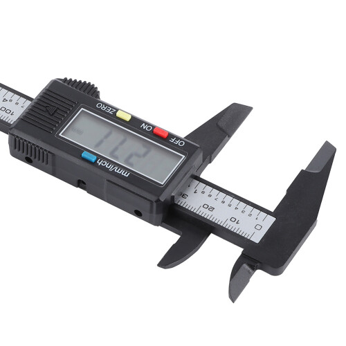 150mm Digitaler Schwarzer Messschieber LCD-Lineal Messwerkzeug