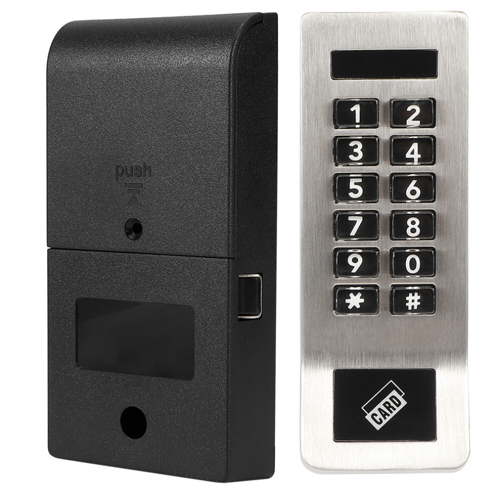 Digital Keypad Electronic Coded Lock Home Security Card Password Door Lock For Sauna Locker 9441323478656