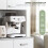 Homcom HOMCOM Freestanding Kitchen Cupboard, Storage Cabinet with Doors White 6