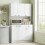 Homcom HOMCOM Freestanding Kitchen Cupboard, Storage Cabinet with Doors White 1