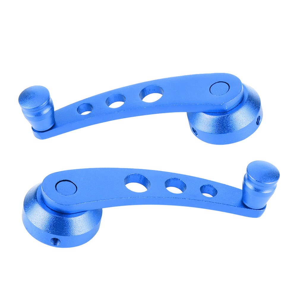 Universal Window Winder Glass Cranks Aluminum Alloy Riser Handle Car Refittingblue 8411323480011