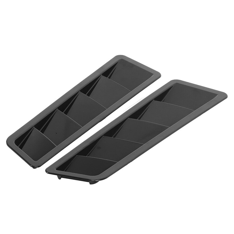 2Pcs Universal Hood Air Intake Panel Trim Bonnet Louver Cooling Vent Cover Car Exterior Decoration 8451323480482