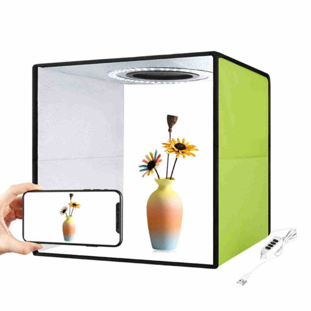 Puluz Box Mini Photo Studio Box With 6 Color Backdrops Photo Shooting Tent Kit 80Pcs Led Room Foldable Photography In Light 4681323481019