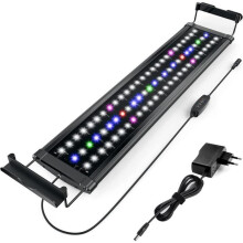 Vollspektrum-LED-Aquarienbeleuchtung mit ausziehbaren Halterungen (40–60 cm Farben)