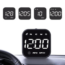 2,2 Zoll Auto HUD Digital Tachometer GPS Smart Windschutzscheibe Geschwindigkeitsanzeige Universal MPH/KMH