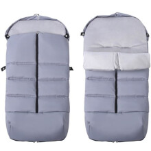 Wasserdichter Kinderwagen-Fußsack – Doppelöffnung, waschbar, 5 Gurtschlitze, kompatibel mit Kinderwagen und Autositzen