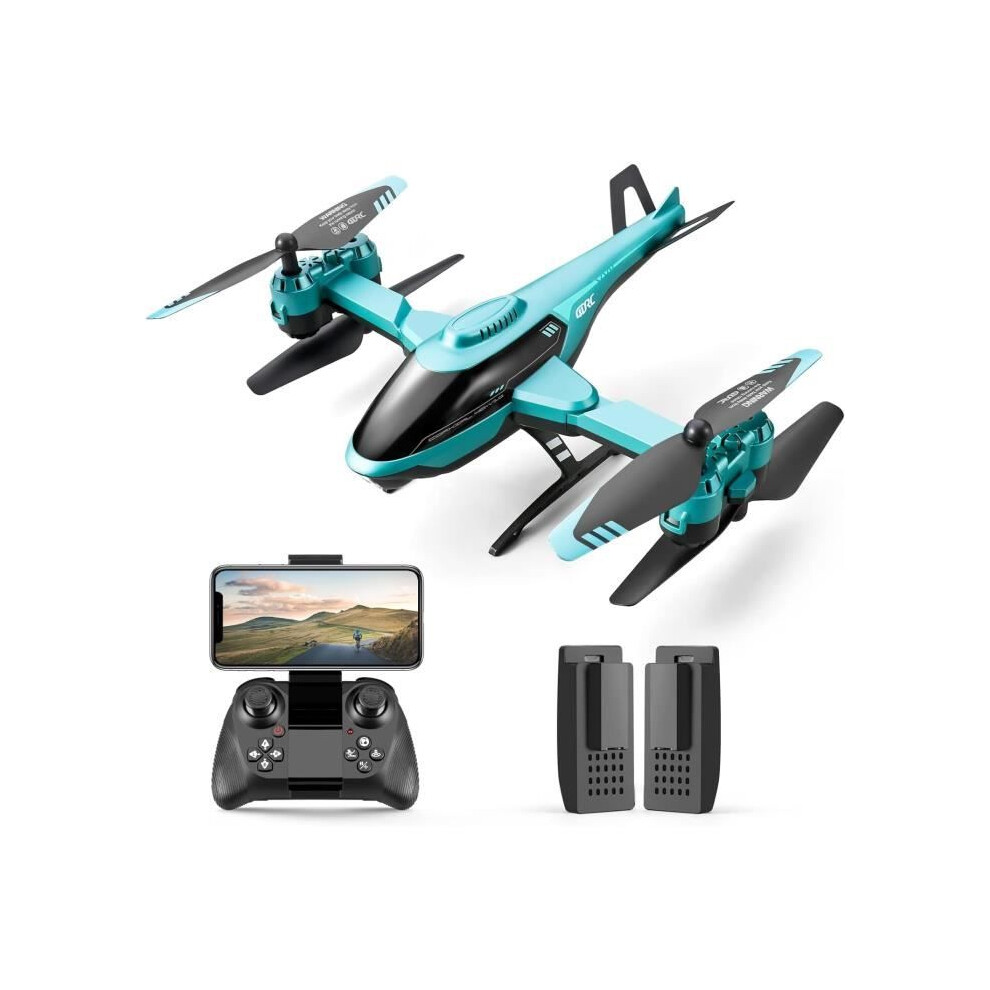 4DRC Faltbare Drohne mit Kamera für Erwachsene, 1080P WiFi FPV Live-Video, RC-Quadcopter für Anfänger und Kinder, 2 Akkus