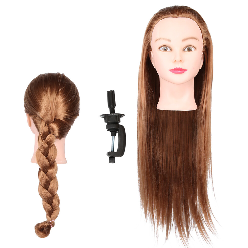 Wig Hair Mannequin Head Hair Styling Braiding Salon Training Practice Head Model 70cm