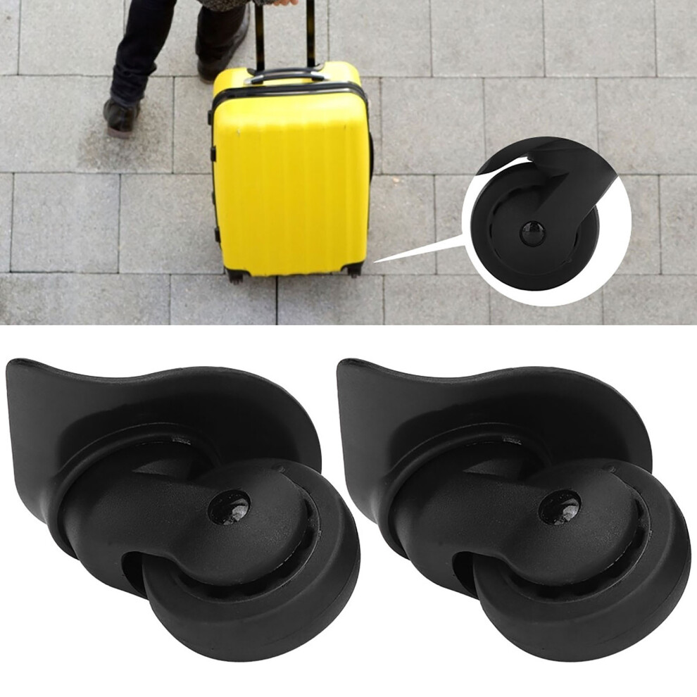 2 Pcs A52 Mute Single Row Wheel Suitcase Luggage Replacement Universal Wheel Casters Outdoor 9471323483251
