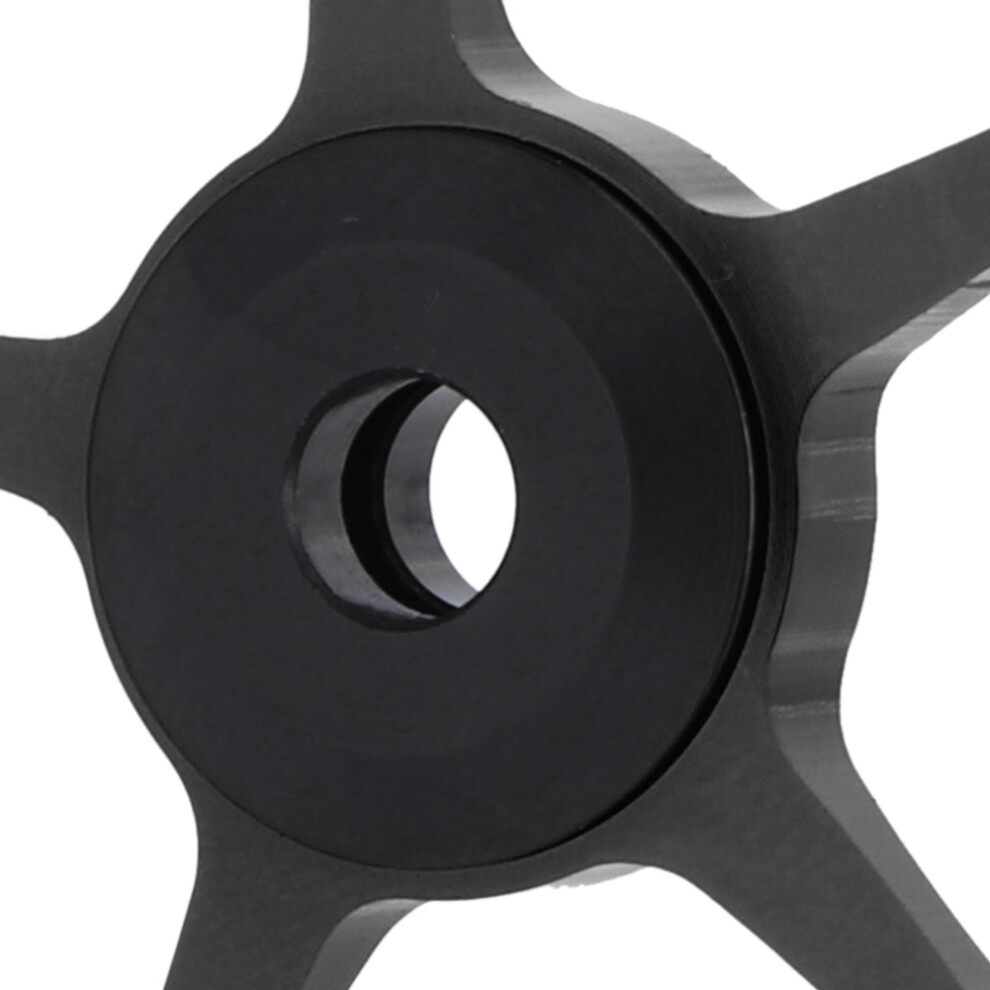 Folding Bike Aluminum Easy Wheel Riding Bike Push Wheel with Mounting ScrewBlack