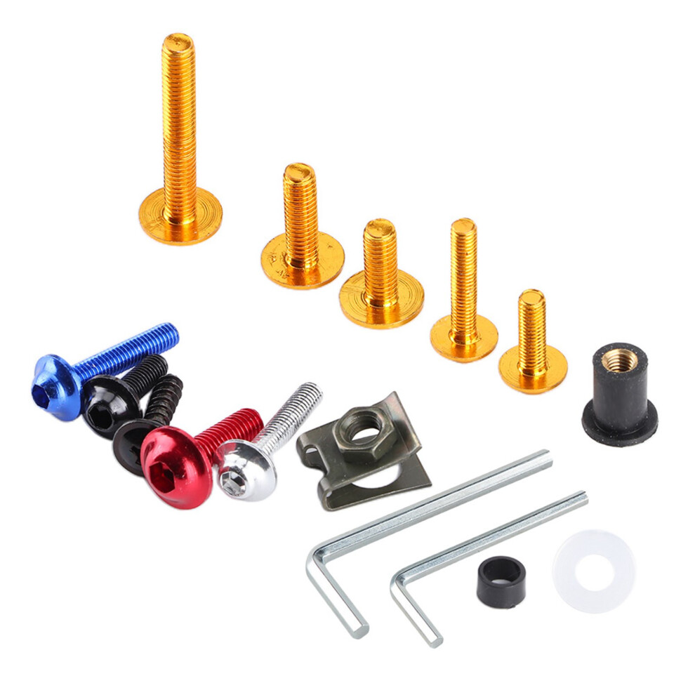 190Pcs Fairing Fastener Bolts Nuts Washers Set Fit For Honda Cbr600rr Cbr900rr Cbr1000rr Cbr1100xx 8731323484261