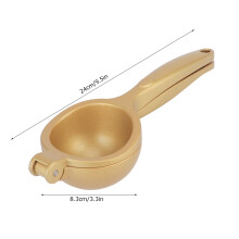 Zinc Alloy Manual Lemon Squeezer Citrus Orange Fruit Press Juicer Squeezing Tool Kitchen SuppliesGold