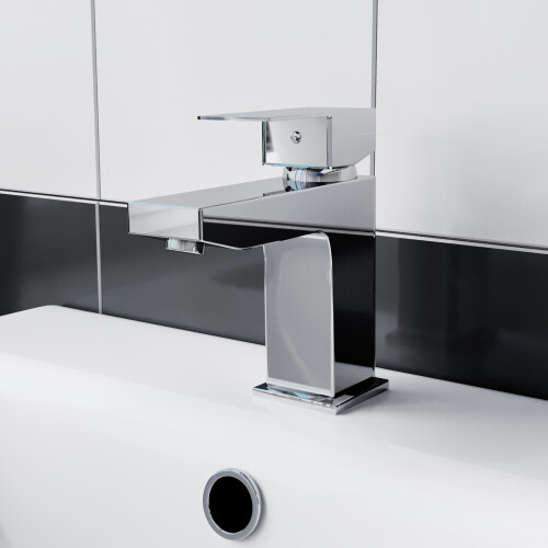 NES Home Nes Home 500mm Freestanding Basin Vanity Basin Sink and Deck Mounted Tap 2