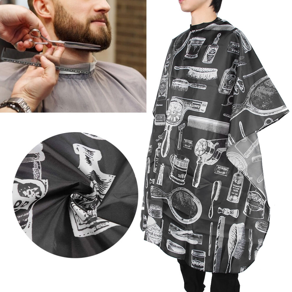 Professional Hairdressing Apron Barber Shop Hair Cutting Dyeing Gown Cape 140 x 120cm