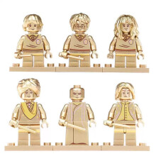 6PC Little Golden Boy Mini Doll Children's Toy Suitable Fit Lego