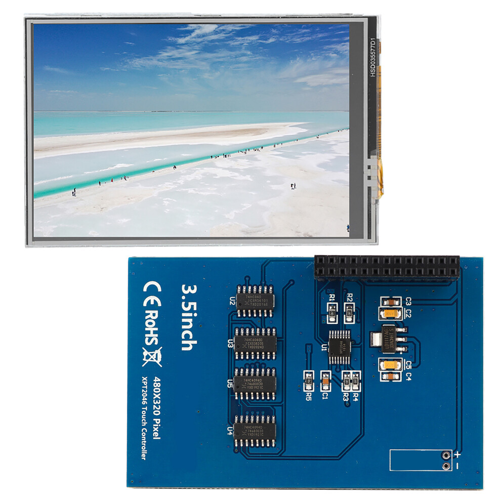3.5Inch Rpi Display 480X320 4B Resistive Touch Monitor With Pen Fit For Raspberry Pi 3B 4011323491013