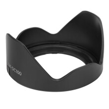 LHDC100 Plastic Black Lens Hood Accessory for Canon G3x SX60/SX50/SX530/SX520 Lenses