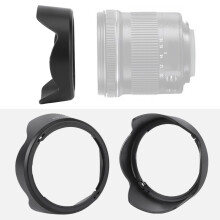EW73C Plastic Black Camera Mount Lens Hood for EFS 1018mm f 4.55.6 Camera Lens