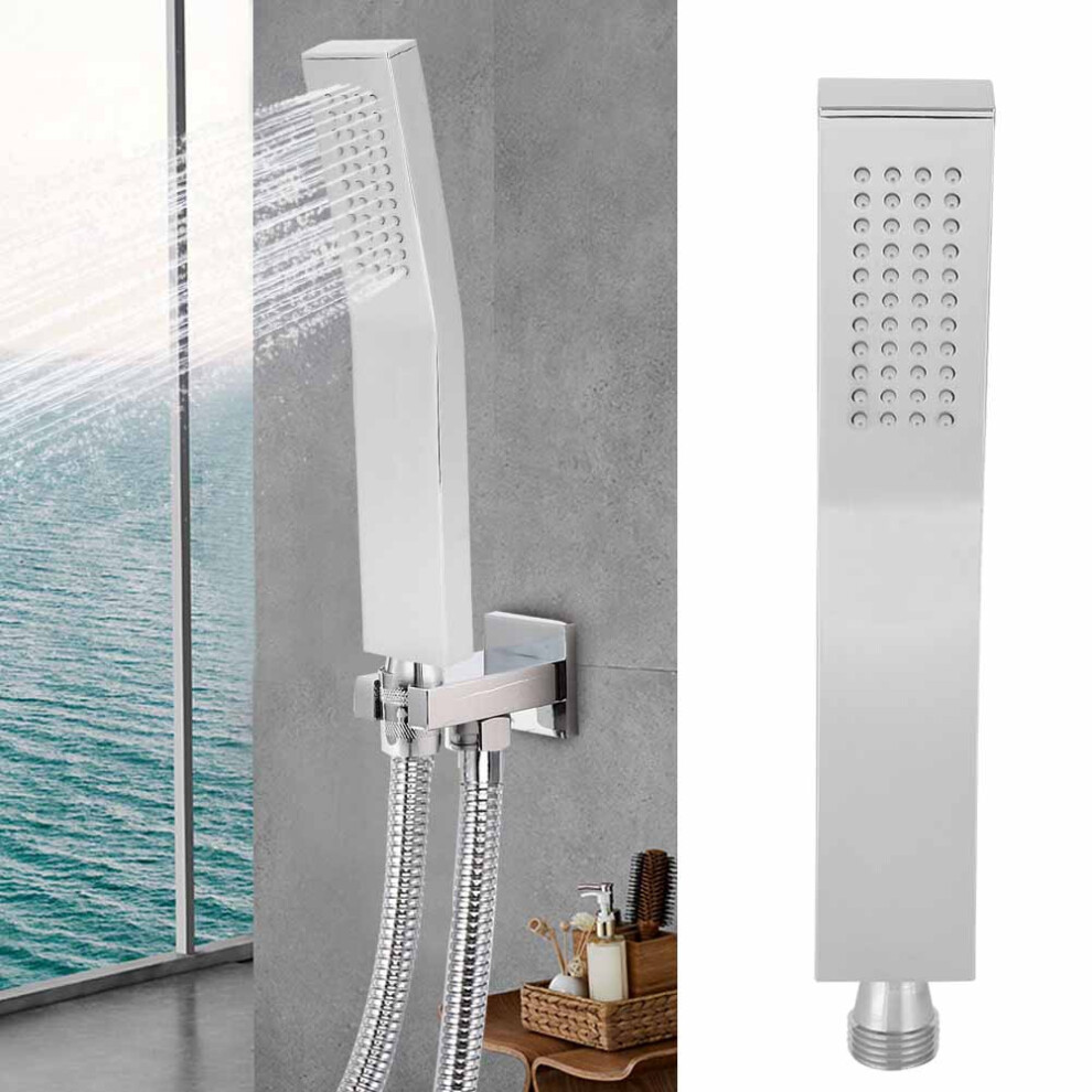 G1/2In Thread Brass Handheld Shower Head High Pressure Single Function Hand Sprayer Bathroom Supplies 4291323493105