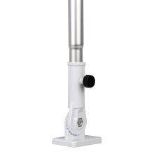 90Adjustable Wall Flag Pole Base Flag Pole Mounting Bracket with Hardwares Aluminum Flag Holder Bracket