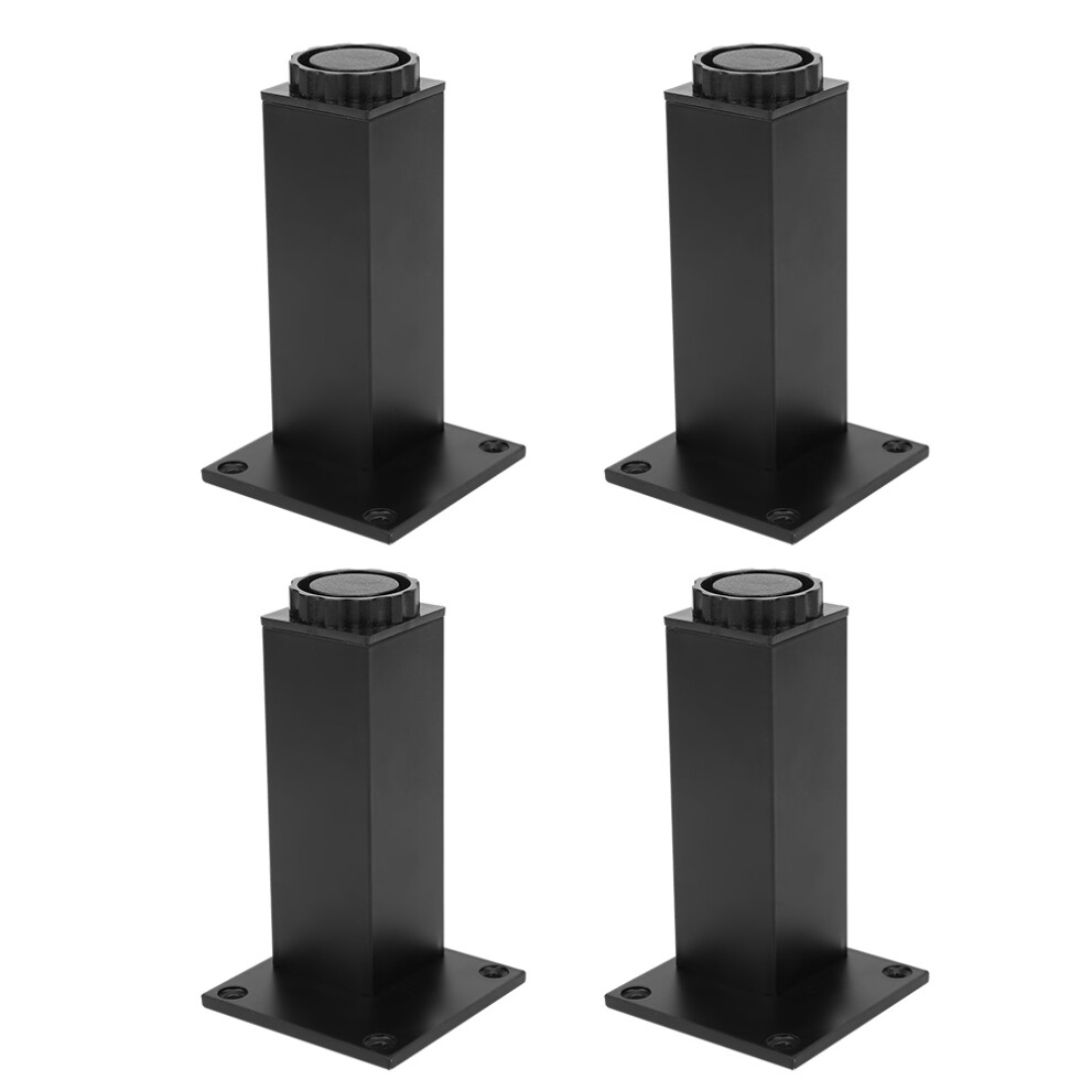 4Pcs Aluminum Alloy Adjustable Feet Sofa Bed Foot Legs Support For Cupboard Cabinet Furniture Accessories120mm 8461323495652