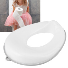 Portable Baby Potty Training Seat Children Infant Toilet Potty Ring Assistant Tool (Gray Edge)Potty Training Seat