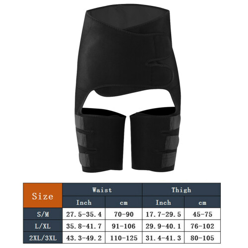 3-in-1 Blacker Taille-Trimmer-Gürtel für das Workout, S/M bis 2XL/3XL 2
