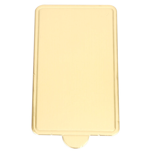 300Pcs Gold Rectangular Mousse Cake Dessert Board Base Cardboard Baking Tools 100x60mm 2