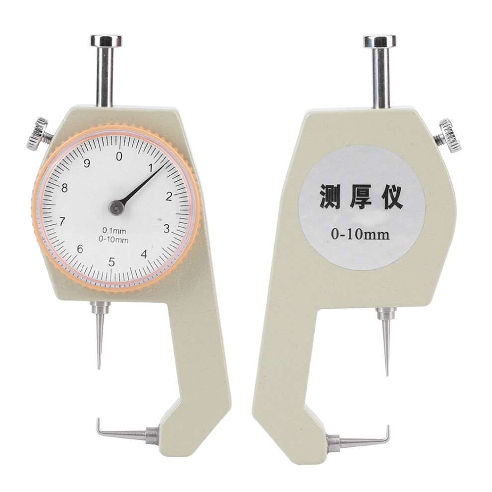 Thickness Gauge Silver Portable Accurate Measuring Jewelry Leather Board Equipment 0Â10Mmcurved Cone 7641323501756