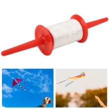 Rote 150M Drachen-Schnurrolle mit Kontrollwerkzeug, langlebiges Seil für Outdoor-Strandfliegen