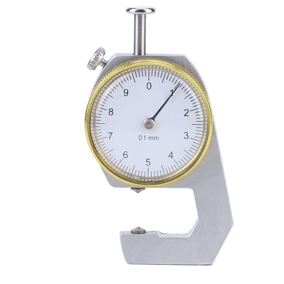 Thickness Gauge Round Dial Accuracy Measuring Tool Flat Pointed Head Range Of 0Â10 Mmpointed Head 7651323501731