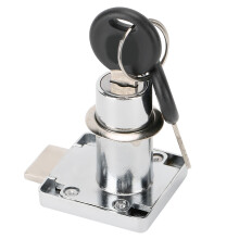 3Pcs/Set Desk Drawer Lock with Keys Office Cabinet Wardrobe Door Lock Hardware Accessory
