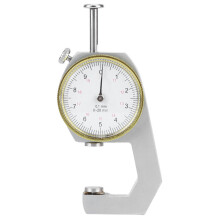 Silber 0–20 mm tragbares Schmucklederstärke-Messgerät 10 cm