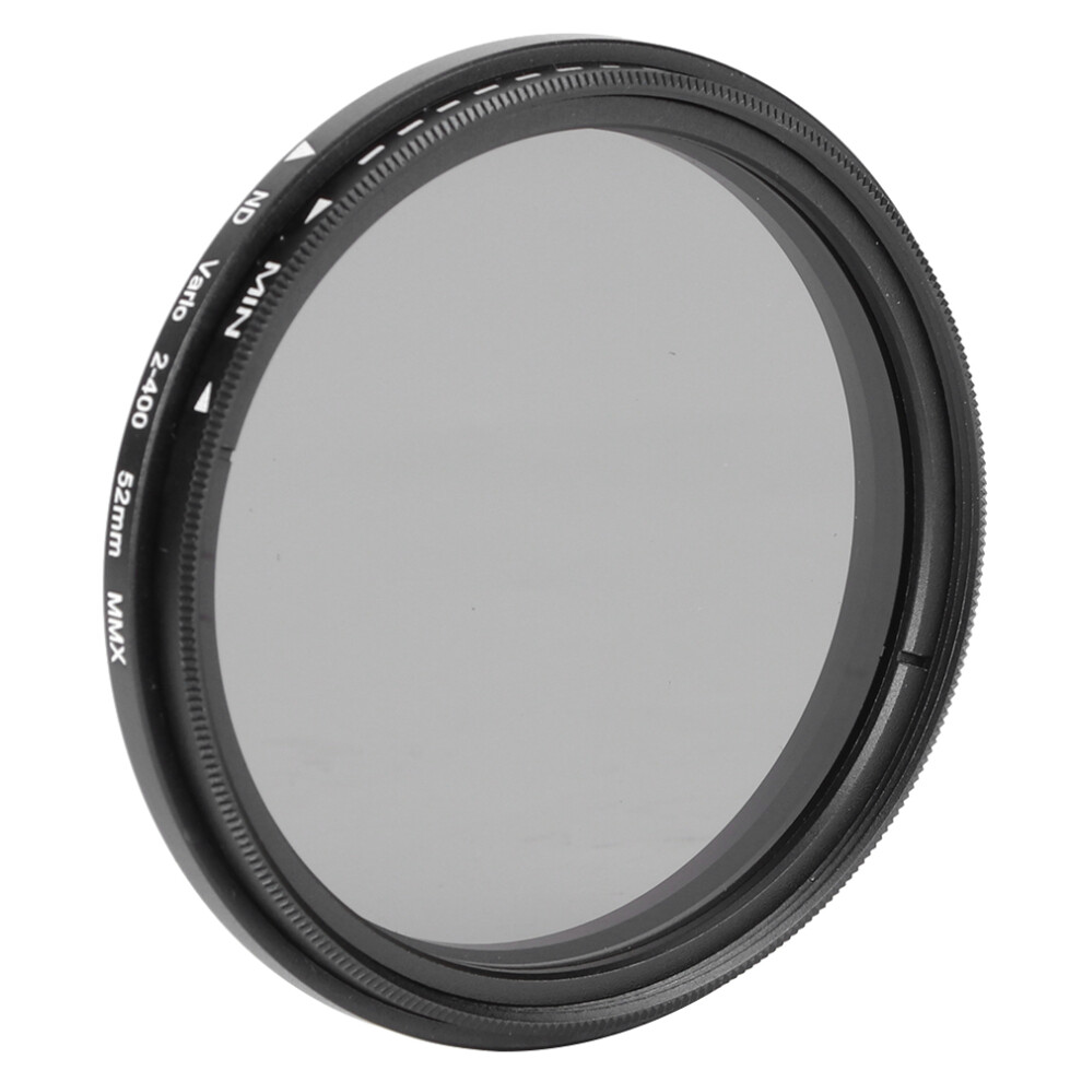 Junestar 52Mm Neutral Density Lens Nd Filter Nd2âNd400 Adjustable For Slr Mirrorless Camera Lens 4681323505326