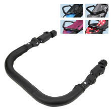 Baby Stroller Belly Bar PU Leather Infant Stroller Handle Toddler Stroller ArmrestUniversal PU Leather Bar
