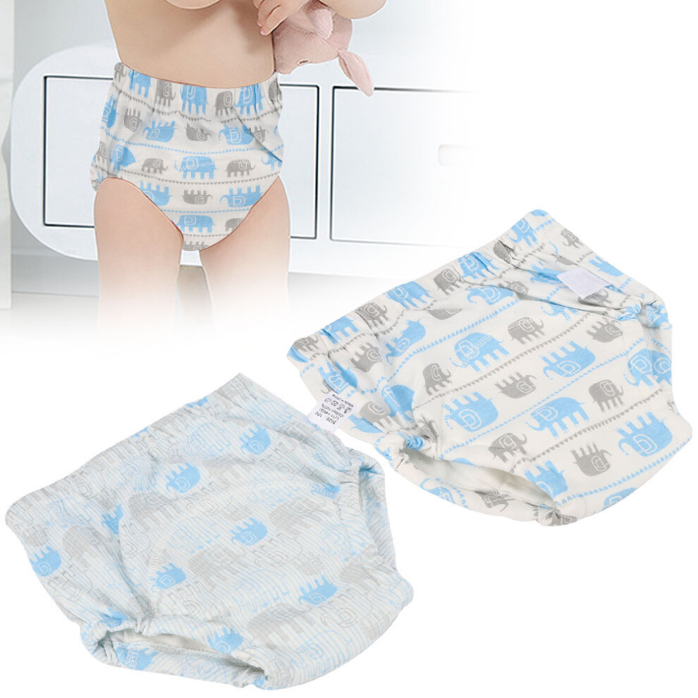 2pcs Baby Pee Potty Training Pants Infant Cotton Training Underwears for Newborn4# L