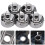 5pcs Sewing Machine Bobbin Cases Metal Embroidery Bobbin Cases for Front Loading 9