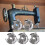 5pcs Sewing Machine Bobbin Cases Metal Embroidery Bobbin Cases for Front Loading 14