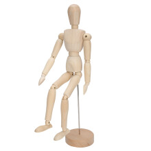 Holzfigur Mensch Kunstskizze Modellspielzeug mit beweglichen Gliedern 30 cm Dekor Geschenk