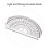 Kabellose USB-Computermaus Ergonomisches Design 2,4 GHz Einstellbarer DPI Schwarz 5